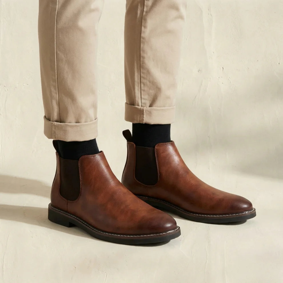 Botas altas de cuero