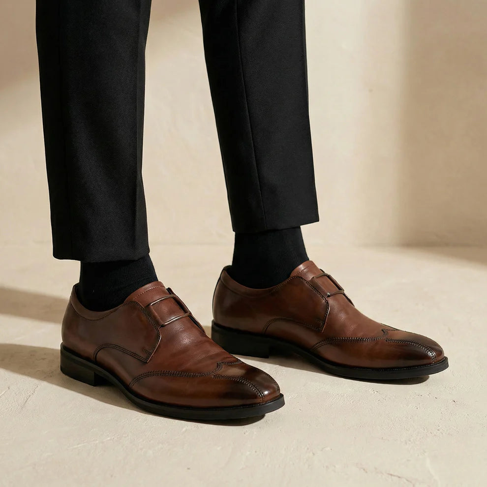 Zapatos de vestir de cuero