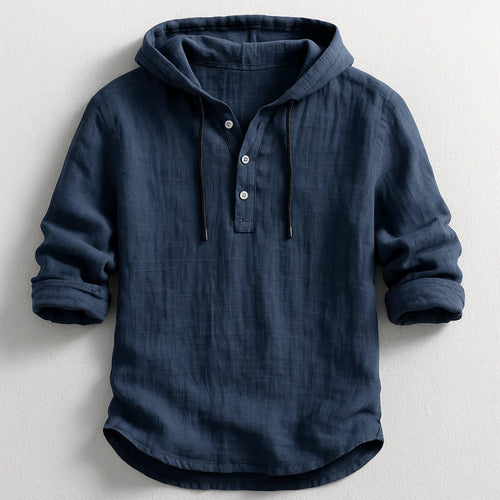 Camisa con capucha de algodón