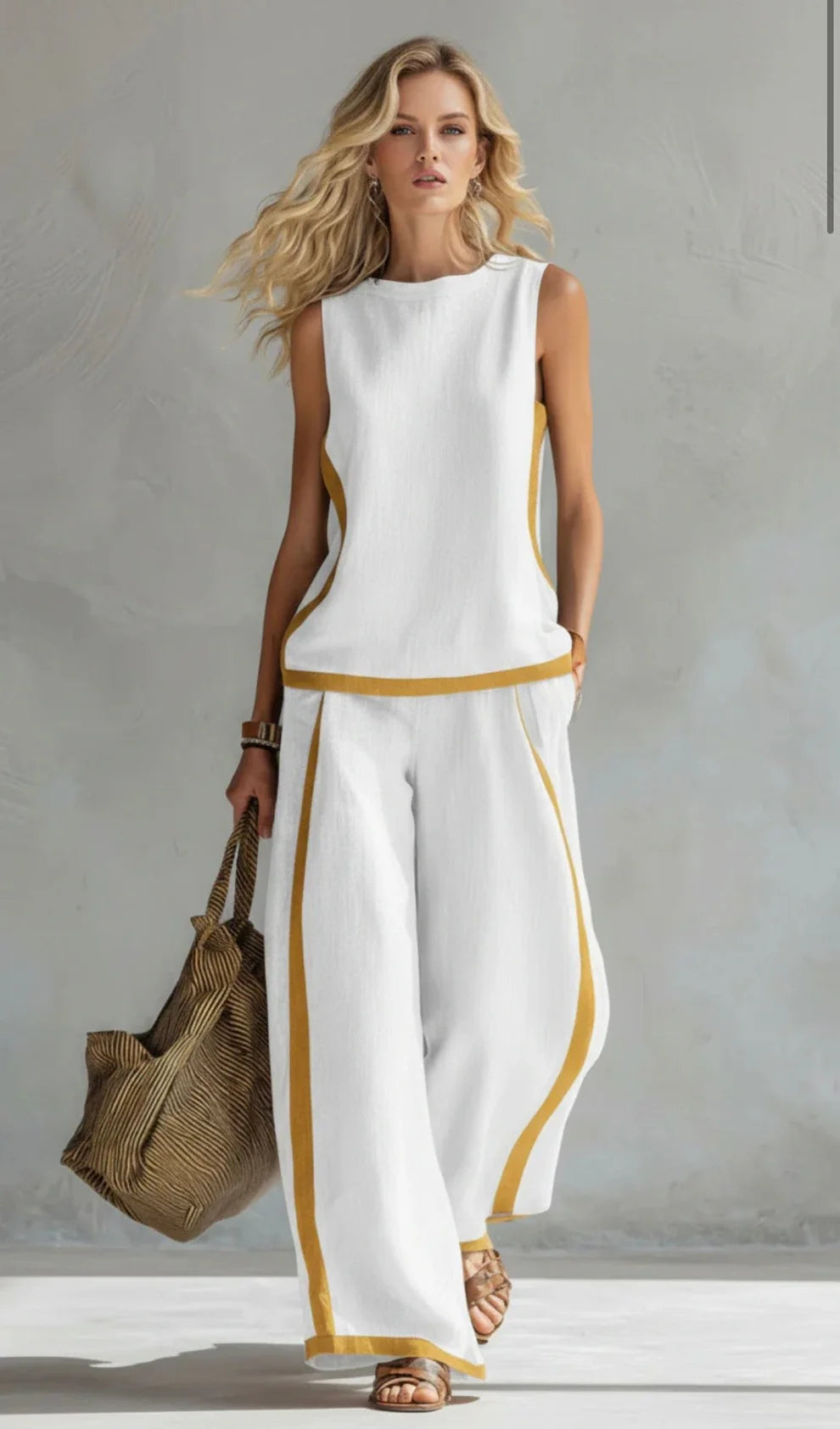 Conjunto elegante de dos piezas
