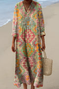Vestido estampado de verano