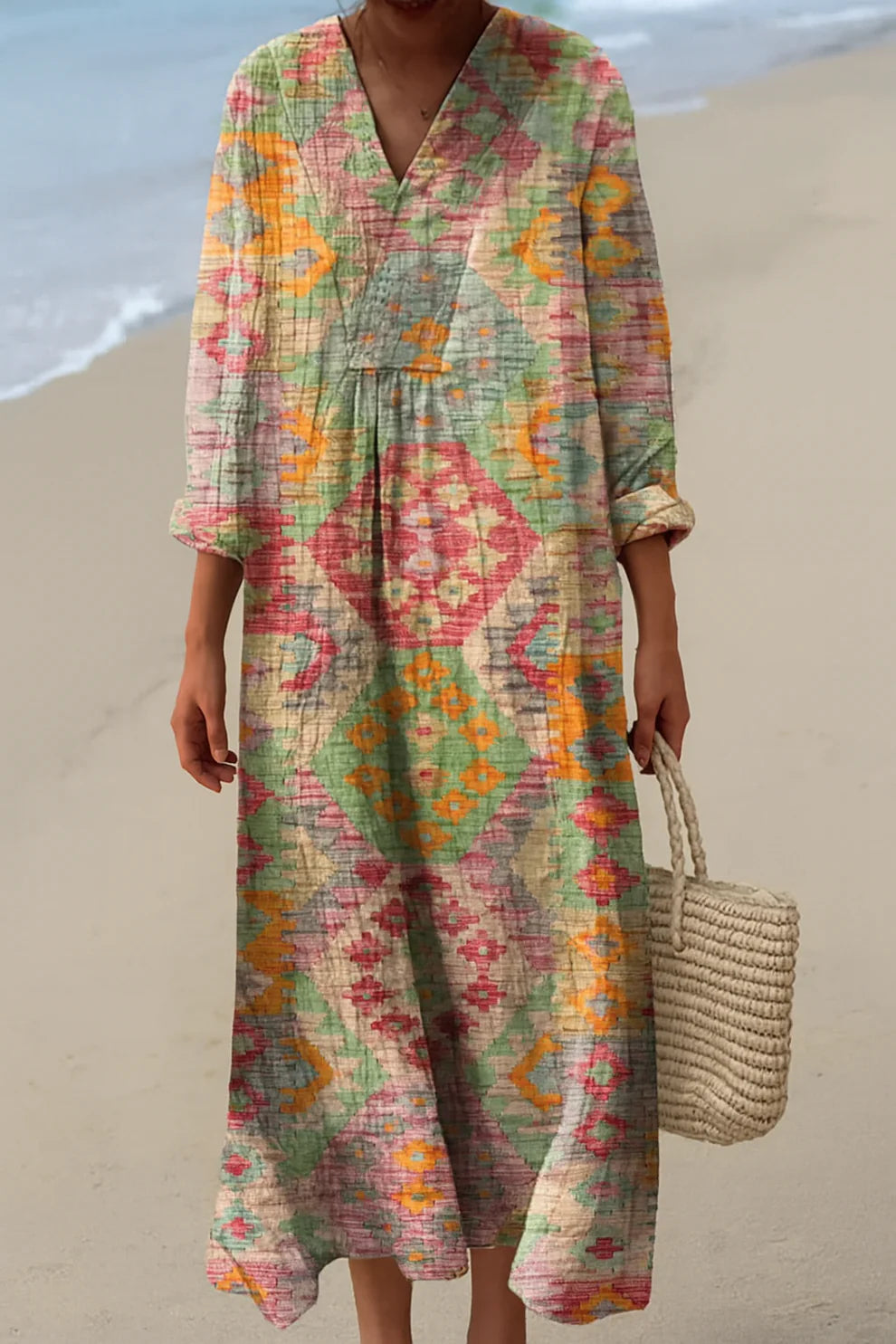 Vestido estampado de verano