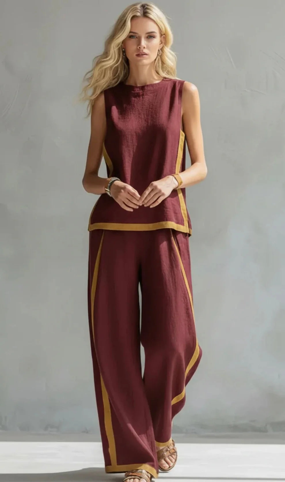 Conjunto elegante de dos piezas